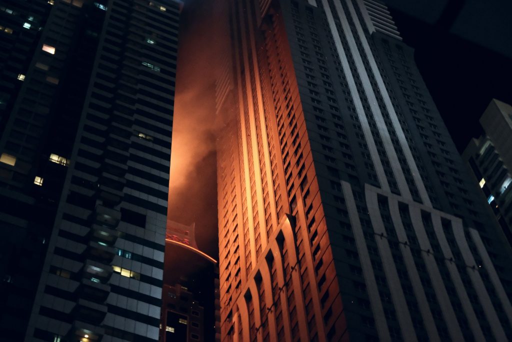 High Rise Inferno in Noida: Residents Flee as AC Blast Suspected
