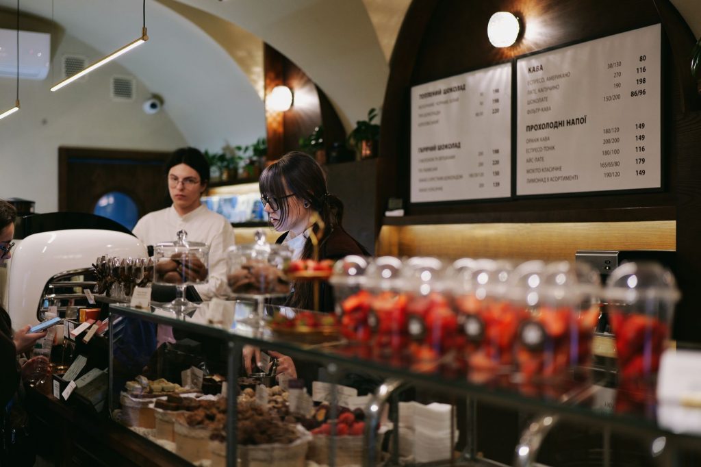 Ukraine Under Fire: Terrifying Footage of Coffee Shop Strike