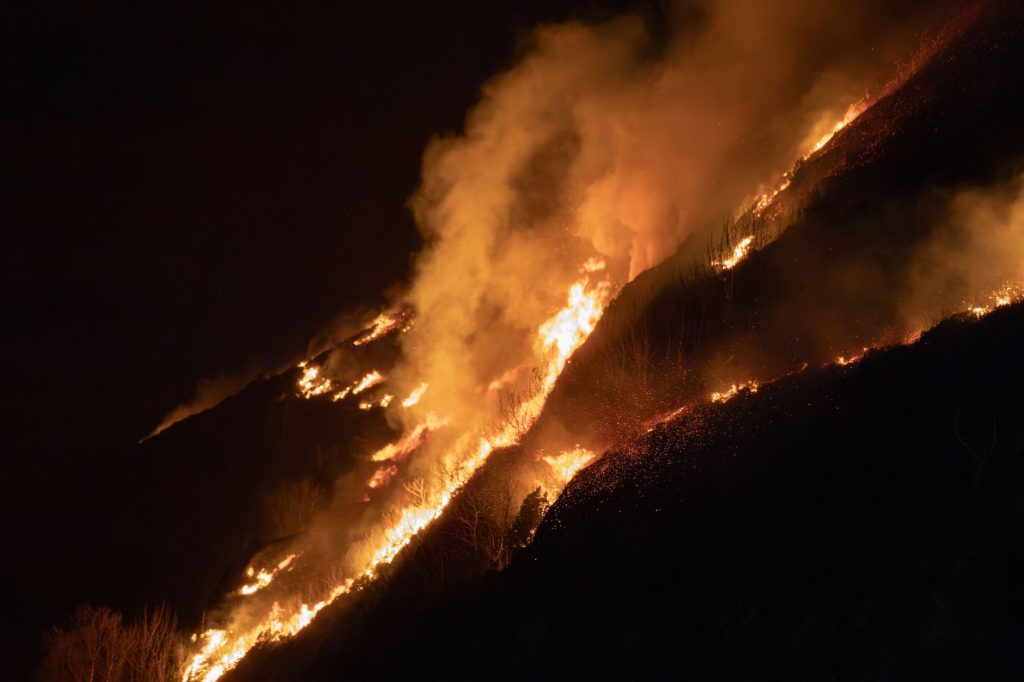 Wildfires Rage