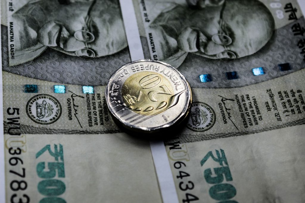French Lender Sees Rupee Floor Near 96 per Dollar